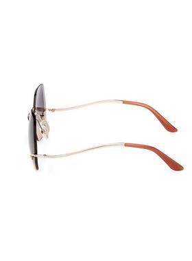 代购GUESS女士太阳镜防紫外线遮光偏光清晰视野多边形框金属材质