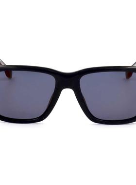 代购Hugo Boss男士太阳镜防紫外线遮光清晰视野抗眩光黑色矩形框