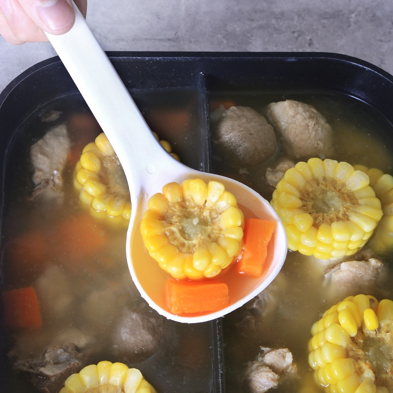 日本短柄把塑料汤勺小电饭煲家用舀盛粥勺子稀饭大瓢耐高温不伤锅 - 图0