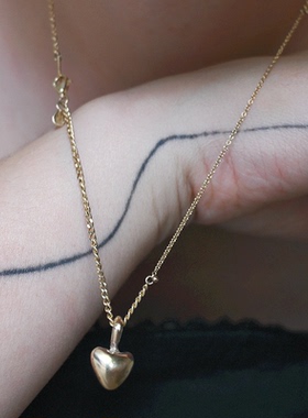 petitquatre纯手工通体K金项链