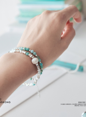 艾利熙碎银子薄荷系手链