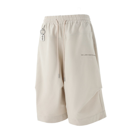BJHG不计后果休闲短裤男款夏季2025新款直筒宽松运动简约七分裤子