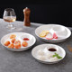 10-inch dumpling plate ceramic blue and white porcelain round shape