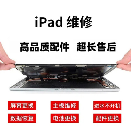 ipad维修苹果平板mini更换屏幕电池触摸Pro不开机充电Air进水寄修 - 图0