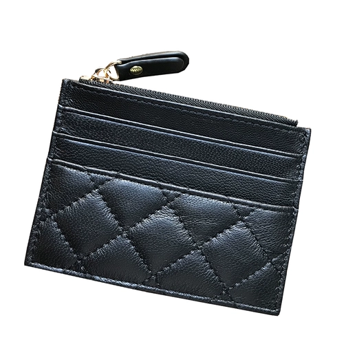 Маленький картхолдер, маленькая ультратонкая сумка через плечо, изысканный антимагнитный брендовый кошелек, из натуральной кожи, популярно в интернете