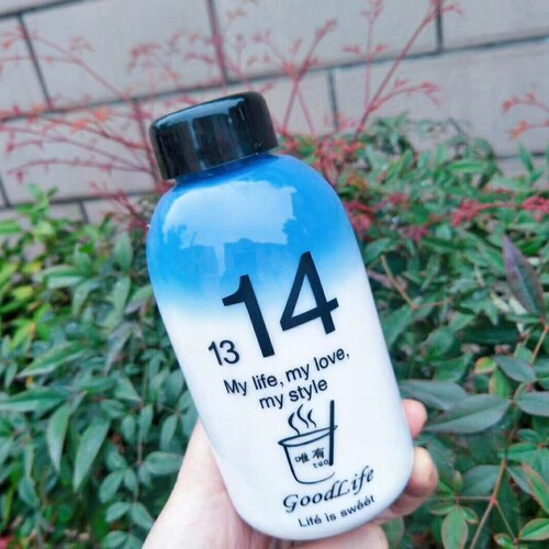 萌萌水果茶奶茶大口饮料塑料PET瓶子网红一次性饮料杯酵素果汁瓶 - 图1