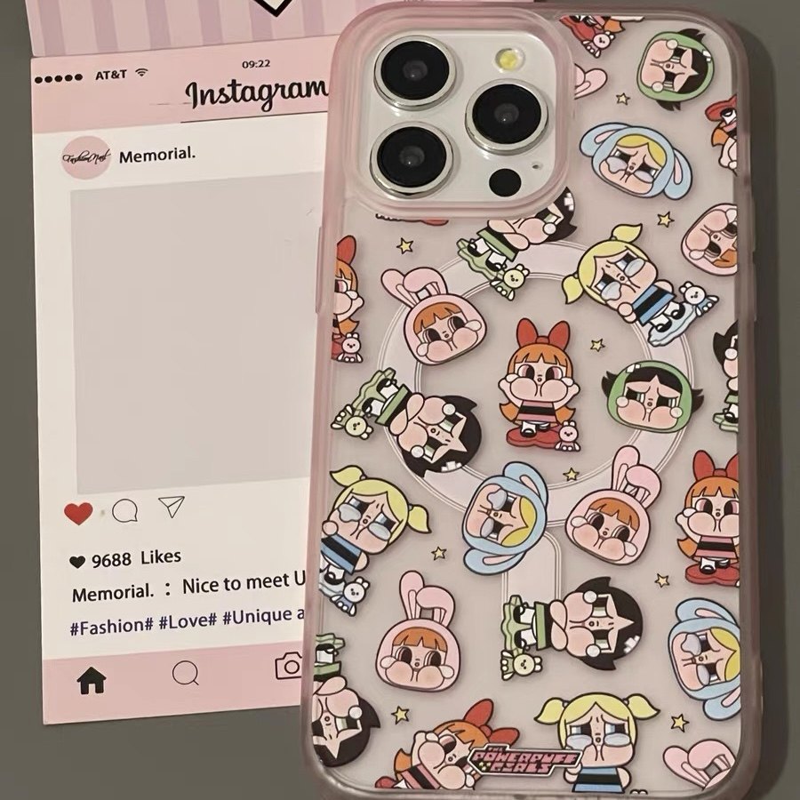 呆萌哭脸包小女警摇摇乐磁吸支架适用iPhone15promax苹果14手机壳13pro防摔1211新款16promax高级磨砂16pro女,淘宝优惠券,粉丝福利购,淘宝优惠卷