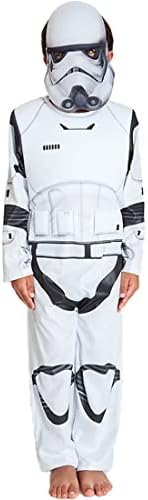 Kuberas Storm Costume Trooper for Kids White Soldier Jumpsui - 图0