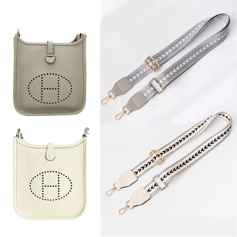 适用于爱马仕伊芙琳肩带改造斜挎包带子替换帆布织带可调节单肩带,淘宝优惠券,粉丝福利购,淘宝优惠卷