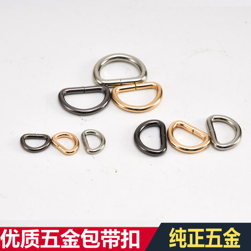 箱包包带钩扣包包配件包带扣环针扣锌合金挂钩针扣 金银两色选 - 图3