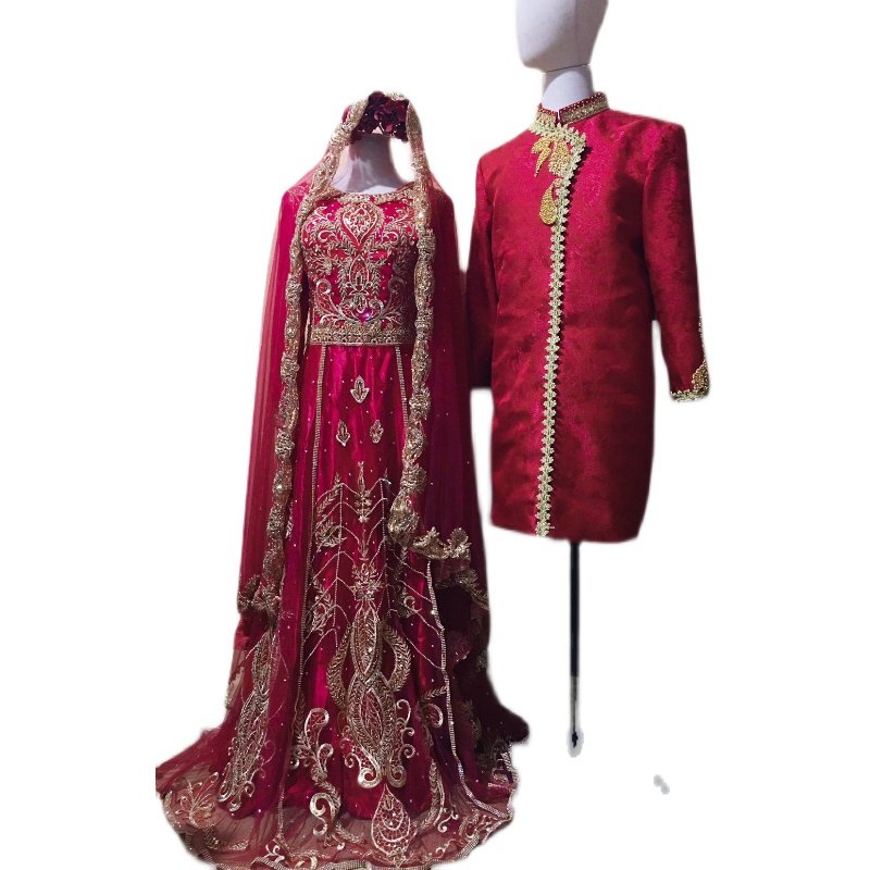 色兰印象原创穆斯林回族婚纱礼服巴服印度马来服