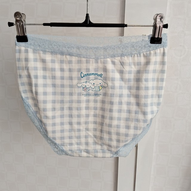 Foreign trade export women's underwear pure cotton underwear lace mid-low waist elastic female briefs girl student underwear