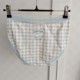 Foreign trade export women's underwear pure cotton underwear lace mid-low waist elastic female briefs girl student underwear