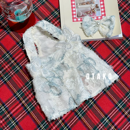 Отако собака, кошка, весенняя и летняя одежда, юбка для бабочек в китайском стиле, питометральная дышащая китайский стиль и тонкая маленькая собачья юбка принцессы