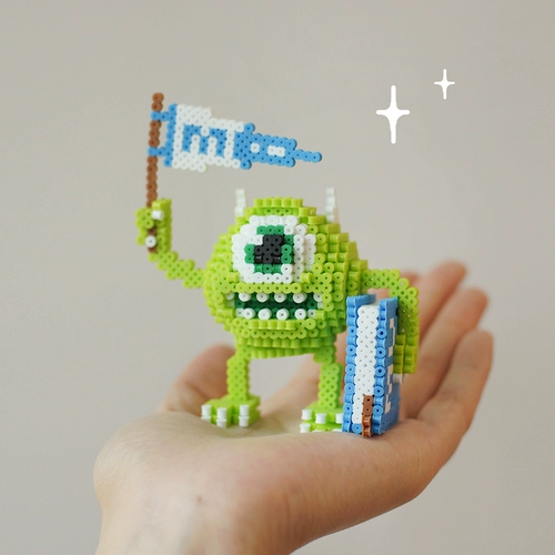 Оригинальный трехмерный мультяшный набор материалов, фигурка, DIY, монстрик, большие глаза