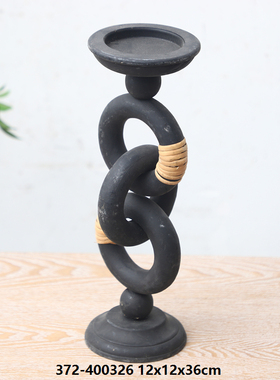 设计师款外贸复古家居庭院装饰品铁艺实木做旧杂货摆件工艺品孤品