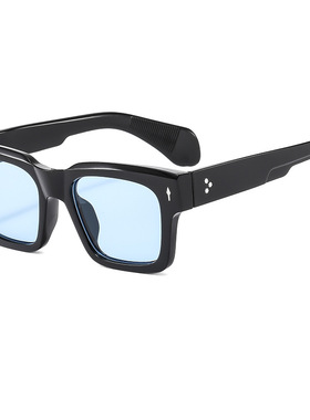 新款太阳镜2025新款墨镜个性宽边高档高档墨镜男欧美嘻哈复古眼镜