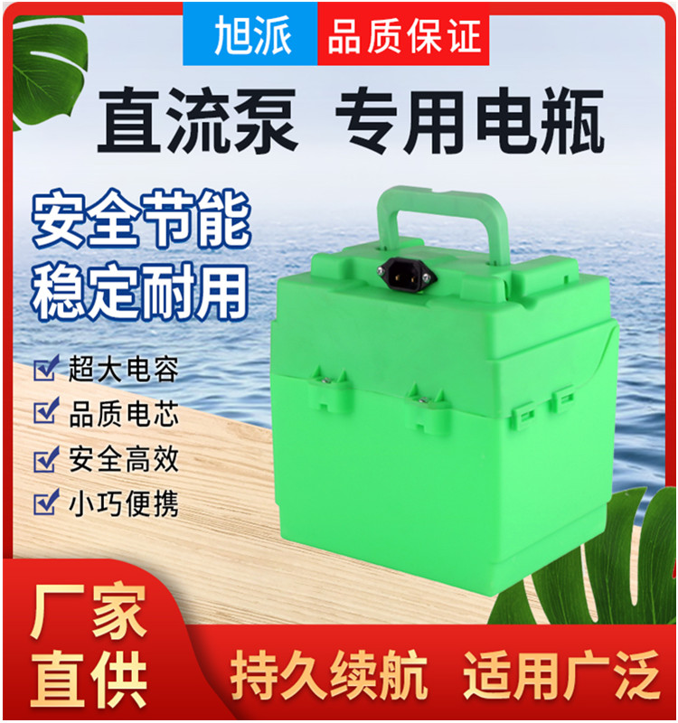 充电式直流潜水泵瓶电动车浇菜农用家专用池抽水泵机12v24v48伏60-图0