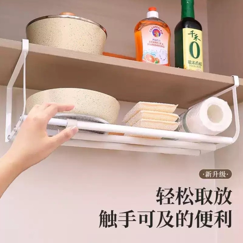 【一架多用】可伸缩脸盆挂架鞋柜分层隔板鞋架省空间玄关置物托,淘宝优惠券,粉丝福利购,淘宝优惠卷