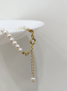 三条出口希腊珍珠项链宝石