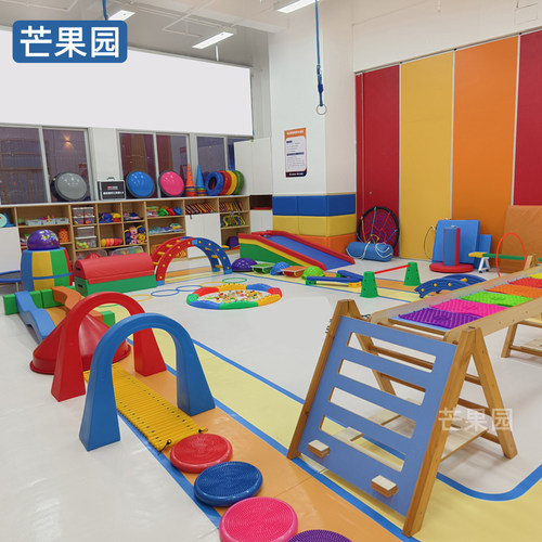 儿童感统训练器材前庭大滑梯教具室内滑板斜坡滑滑芒果园幼儿玩具 - 图2