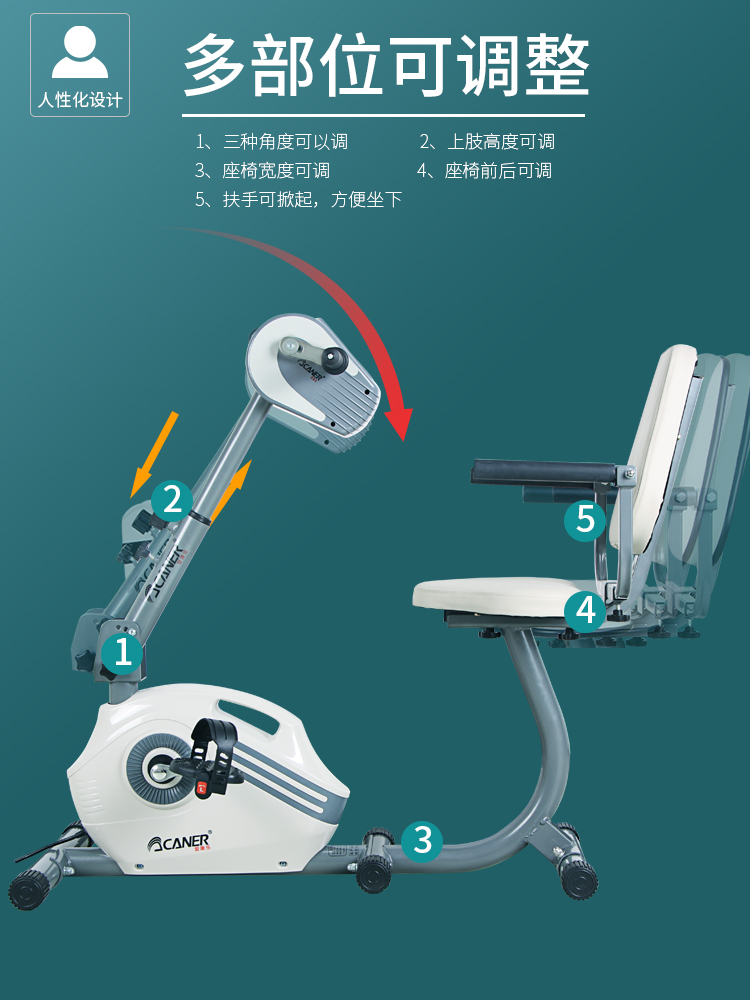 爱康乐电动康复机上下肢康复脚踏车中风偏瘫主被动康复训练器材 - 图1