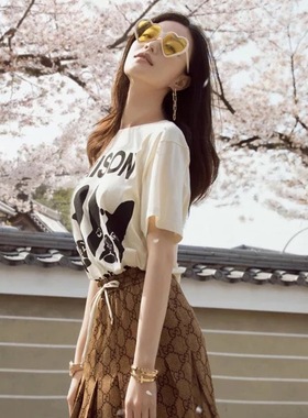 爱心粉色少女太阳镜韩国原宿