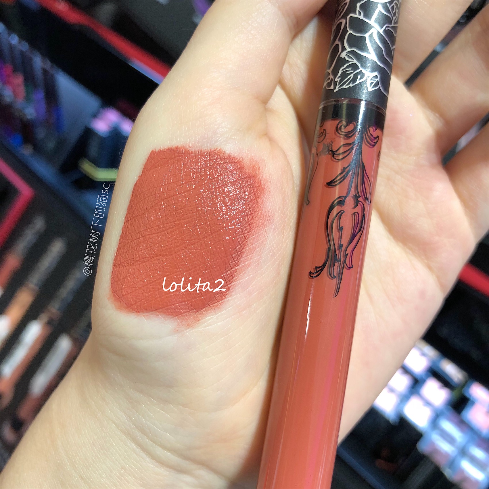 kat von d凱特方迪液體脣膏脣彩脣釉double dare/lolita2/lolita