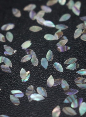 [零漆造物] 大漆材料进口螺钿贝壳片(水滴形)大漆镶嵌工艺