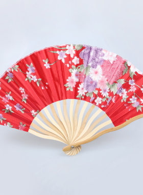 旗袍夜店演出服龙骨折叠扇子饰品