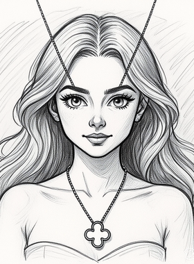 日本直邮幸运四叶草项链女款K黄金K玫瑰金红玉髓白贝母情人节礼物