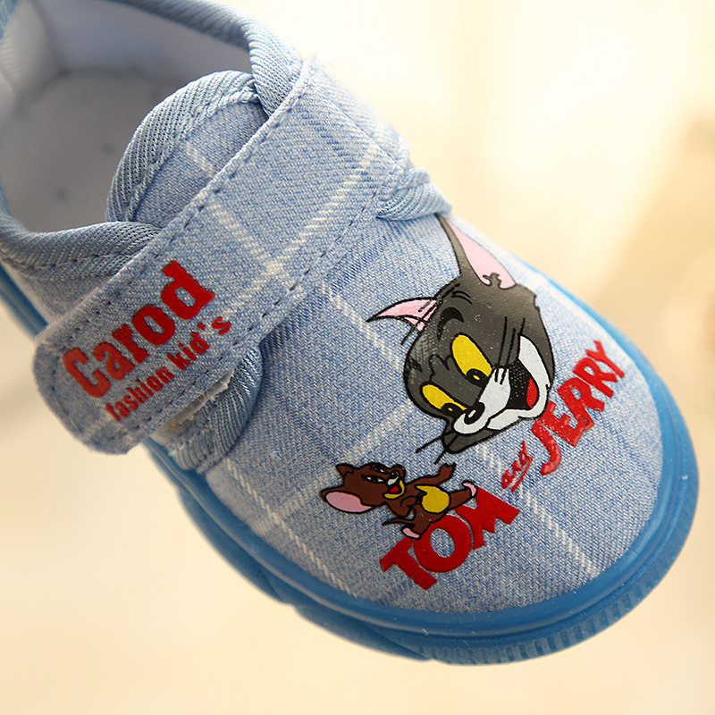 实心底非常软宝宝春秋帆布鞋单鞋男女童鞋婴幼儿软底学步鞋透气布