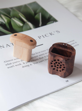 隐山木质小牛可爱风精油扩香器