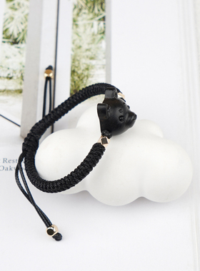 隐山檀木生肖狗手工手链情侣礼物