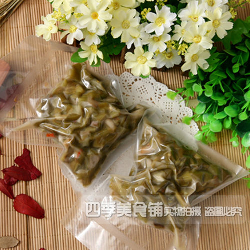 江西赣南特产土特产农家【手工自制酸芋荷】泡菜腌制酸菜250g - 图0