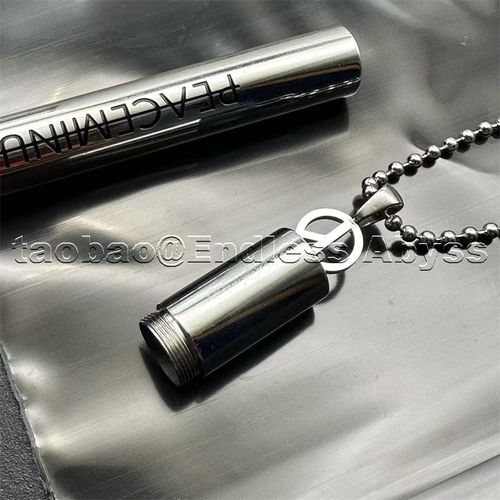 Endless Abyss 权志龙GD同款PMO雏菊字母烟管项链男女吊坠毛衣链 - 图2