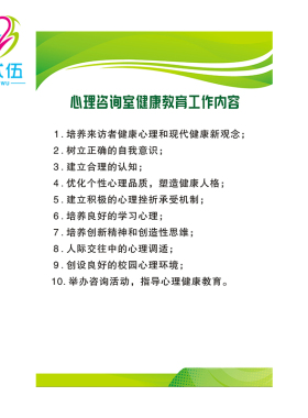 辅导室学校海报装饰画