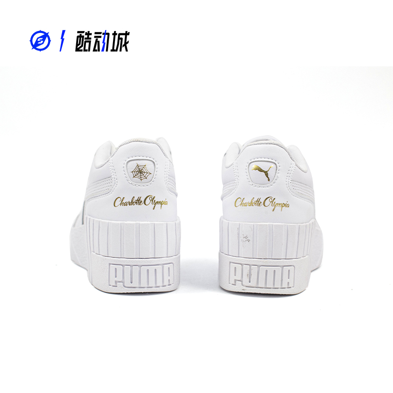 PUMA彪马 CALI WEDGE CHARLOTTE 厚底女子低帮休闲板鞋 374337-01 - 图1