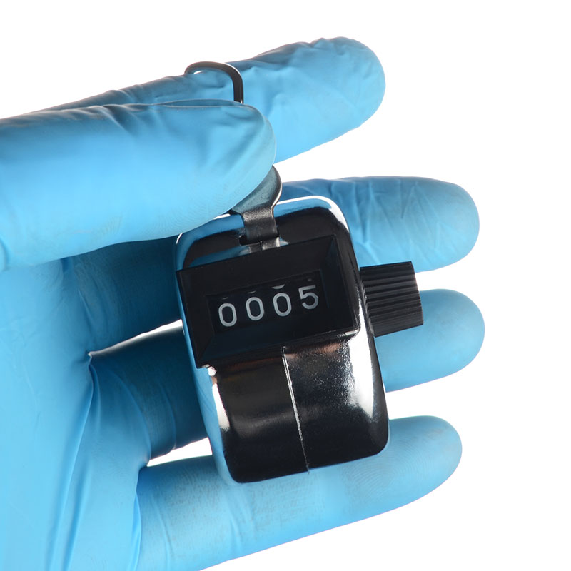 手动计数器细菌落细胞血球板金属塑料机械记数手按神器人流量统计 - 图1