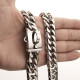Stainless steel pet dog leash dog collar for medium and large dogs