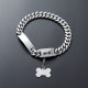 18mm Stainless Steel Gold Cuban Collar Dog Collar