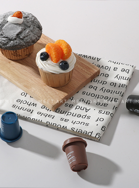 样板房厨房仿真蛋糕面包