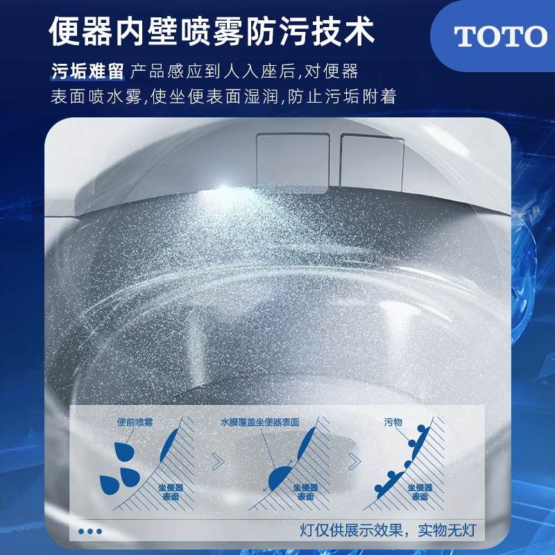 TOTO智能马桶盖TCF3B160MCN/3B160/2B910/3H360/6724/4F360(03-A) - 图2