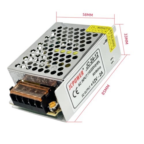 竟成JCPOWER220转12V2A24W开关电源直流变压器JC-24-12厂家直销 - 图1