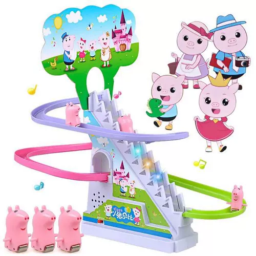 TikTok, автоматическое метро, электрическая горка, конструктор, игрушка с рельсами