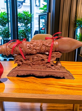 桃木文昌笔祝福明清古典卧室