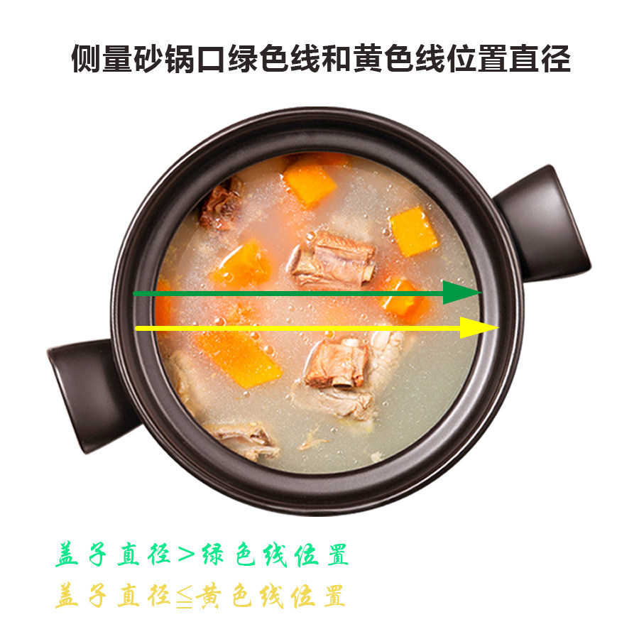 适配苏泊尔砂锅盖子新陶瓷炖锅养生煲汤熬药圆形砂锅盖子单盖配件,淘宝优惠券,粉丝福利购,淘宝优惠卷