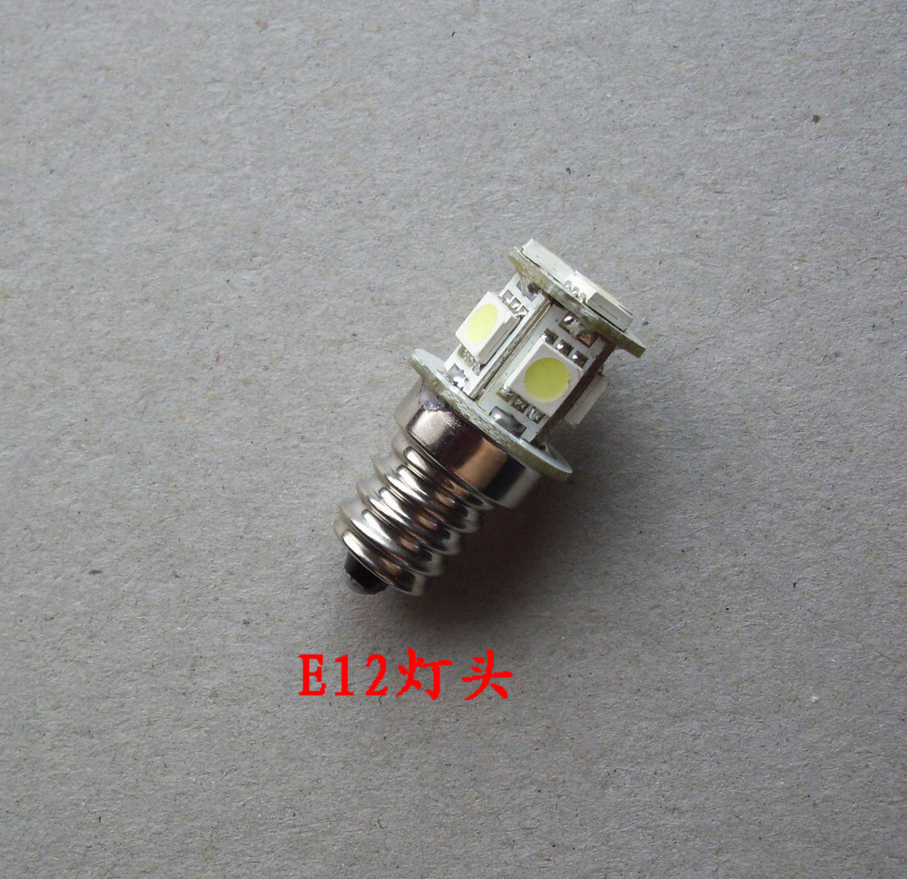 E12螺口灯泡LED指示灯船用灯微型灯显微镜仪表灯12V 24V 30V 18V