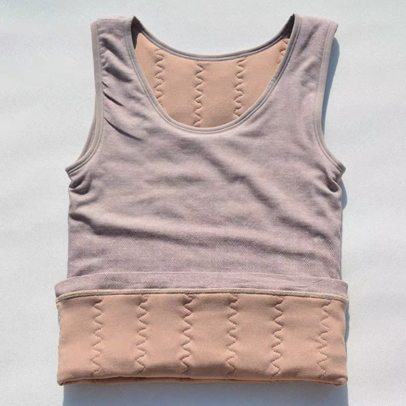 反季大力度优惠东北加绒保暖背心女秋冬防寒加厚加棉蚕丝发热打底,淘宝优惠券,粉丝福利购,淘宝优惠卷