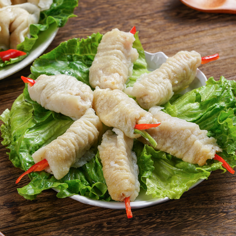 潮汕鱼册潮汕特产鱼皮饺小吃正宗手工鱼卷潮州火锅食材底料鱼饺子 - 图1